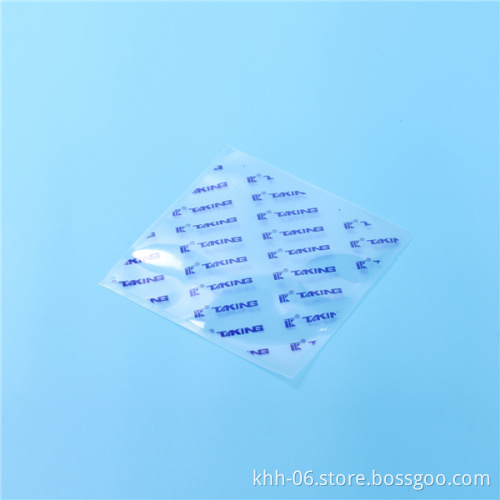 Clear 3 side seal plastic food packaging bag